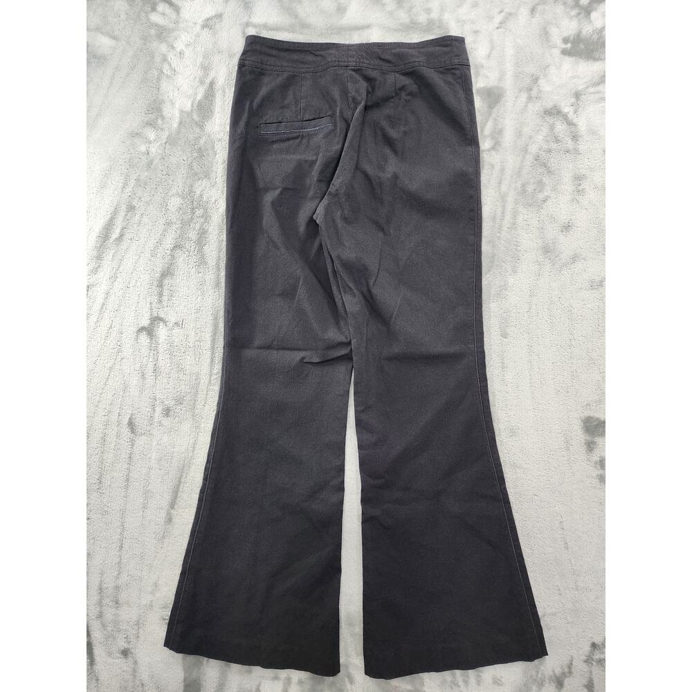 Isabel Marant Pants Women 34 US‎ 2 Black Lyre Front Seam Kick Flare Crop Stretch - Picture 2 of 10